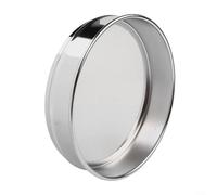 Tamis de test en acier inoxydable, 20 cm en maille chromée pour échantillon de laboratoire avec maille 304 pour analyse de taille des particules médicale et industrielle (18 mailles)