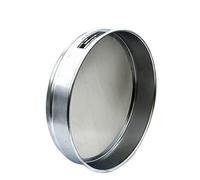 Tamis de test en acier inoxydable 304, diamètre 30 cm, 18-200, tamis d'inspection d'échantillonnage standard en laboratoire(120 mesh)