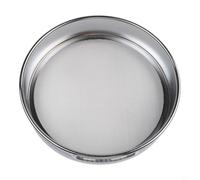 Tamis de test en acier inoxydable de 20 cm, cadre chromé, écran en maille de laboratoire, tamis d'analyse des particules de sol pour sol, sable, poudre, inspection, utilisation industrielle en