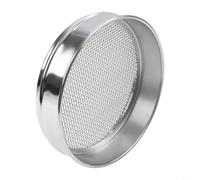 Tamis de test en acier inoxydable de 20 cm, maille 304 pour criblage d'échantillons de laboratoire, cadre chromé, maille 4-600 pour filtration du sol, du sable, des médicaments (7 mailles)