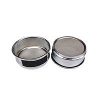 Tamis De Test En Fer Chromé, Diamètre 10cm, Échantillonnage De Farine, Cadre De Poinçonnage À Double Couche(65mesh(0.25mm))