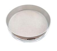 Tamis De Test Standard En Acier Inoxydable, 12 À 200 Mailles, Diamètre 20cm, Échantillonnage De Farine Avec Cadre De Poinçonnage À Double Couche(150mesh 0.1mm)