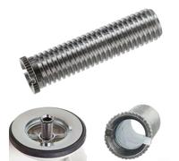 Tamis de vidange en acier inoxydable - Vis de 35 mm - Raccord fileté pour évier de cuisine - Durable - Facile à monter - Pièce de rechange pour évier (1 pièce de 45 mm)