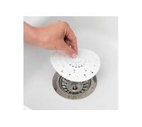 WENKO Tamis d'évier Silicone - pour la Cuisine, Silicone, 12 x 0.3 x 12 cm, Blanc