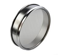 Tamis d'inspection en acier inoxydable 304 chromé de 20 cm avec 4 à 600 mailles pour applications dans l'alimentation, la pharmacie et l'industrie (maille 600)