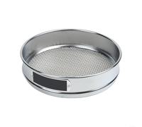 Tamis d'inspection standard de 20 cm de diamètre avec cadre épais double couche et maille inoxydable 304 pour applications de traitement de l'eau du charbon et de la métallurgie alimentaire, 4 à 600