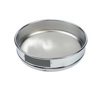 Tamis d'inspection standard de 20 cm de diamètre avec cadre épais double couche et maille inoxydable 304 pour les applications de traitement de l'eau du charbon et de la métallurgie alimentaire, 4 à