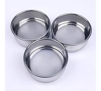 Tamis économique 20 mesh - 10 cm, en acier inoxydable avec cadre chromé, for l'analyse des particules (1 pièce).(20cm)