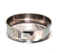Tamis en acier inoxydable 304 pour médecine chinoise pour échantillonnage et assurance, 20 cm de diamètre, compatible avec les normes courantes de maille de pharmacopée (160#)