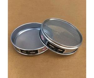 Tamis en acier inoxydable chromé de 20 cm pour le test de médicaments et l'inspection des échantillons, 4 mailles à 600 mailles disponibles (300 mailles)