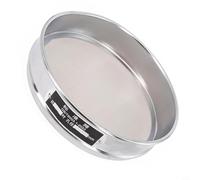 Tamis en maille chromée de 20 cm avec maille en acier inoxydable 304, gamme de mailles 4-600 pour l'inspection des échantillons, les tests de médicaments, les applications alimentaires et