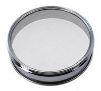 Tamis en maille chromée de 20 cm avec maille en acier inoxydable 304, gamme de mailles 4-600 pour l'inspection des échantillons, les tests de médicaments, les applications alimentaires et