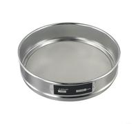 Tamis en maille chromée de 20 cm avec maille en acier inoxydable 304 pour l'inspection des échantillons et les tests médicaux offrant plusieurs tailles de maille entre 10 et 100 (100 mailles)