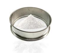 Tamis en métal à mailles fines - Tamis rond en acier inoxydable de 25 cm pour la cuisson de farine | Tamis d'extérieur durable pour plantes de jardin, herbes, ustensiles de cuisine