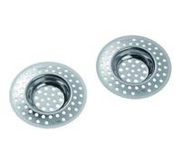 Westmark 2 Tamis d'Evier/Filtres, ø 7 cm, Rond, Acier Inoxydable, Argenté, 52082270