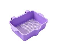 Tamis Filtrant pour Bac à Litière du Chat Recharge Insert Filtre | Remplacement filtre bac à litière chat Séparation Tri Déchets Animaux Travail Gestion Maison Violet