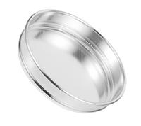 Tamis Manuel Rond en Aluminium 2,5mm pour Riz et Grains | Tamis à Grains Argenté, Perforation Précise 2,5mm, Usage la Cuisine, Outil Domestique Polyvalent