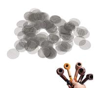 Tamis pour Bong 9.5 mm,Pipe Screen en Acier Inoxydable,Écrans de Pipe,Écrans de Fumer Filtres,Écrans de Pipe Filtres,Écran de Gaze de Fumée,100 PCS