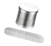 Tamis professionnel en acier inoxydable pour la mesure précise des pierres précieuses et le classement des bijoux