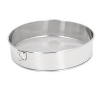 Tamis Rond De 80 Mailles, Grand Filtre Plaqué Titane Argenté De 20,3 X 5 Cm, Tamis à Farine en Acier Inoxydable à Revêtement Antiadhésif, pour Sucre en Poudre, Cacao en Poudre