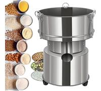 Tamis vibrant électrique, machine automatique de tamis de poudre, fréquence de vibration 1350n/min, tamis électrique de comptoir pour farine et particules de poudre