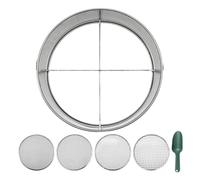 Tamiseur de Terre de Jardin Grillage de Criblage Compact pour Jardin