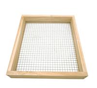 Tamiseur de Terre de Jardin | Tamiseur Manuel pour Roches,à Maille Résistante Capacité pour Préparation Compost