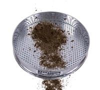 Tamiseur De Terre | Diamètre 20 cm Filtre À Maillage Fin - Tamiseur De Jardin Léger Qualité Alimentaire Avec Trous Ronds De 7.5 Mm | Pour Haricots, Sol, Farine, Cuisson, Jardinage, Commercial