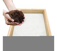 Tamiseur de Terre pour Jardin | Filtre à Roches Manuel,Grillage de Jardinage Réutilisable Résistant pour Compost