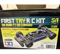 Tamiya 1/10 Rc Tt-02 Chassis First Try On-Road Car Type Semi-Assembled Kit 57986