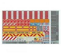 TAMIYA 1:14 Décalque D'Avertissement Pour Camions/Remorques / 300056534