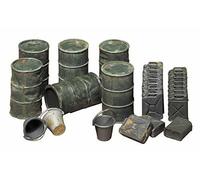 Tamiya 1/35 Modèle Kit Allemand US Armée Jerrycan Set Fûts WWII 35026 96971