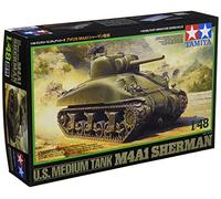 Tamiya 1/48 Military Miniature Series No.23 American M4A1 Sherman tank 32523