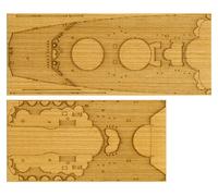 Tamiya 12645 Coffret Décor Pont En Bois Yamato WWII 1/350 - Neuf