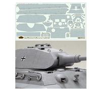 Tamiya Accessoire pour maquette 12649 Stickers Zimmerit King Tigre Porsche 1/35