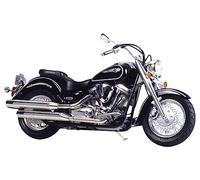 Tamiya - Kit maquette 14080 Yamaha XV1600 Road Star 1/12 noir/blanc