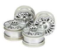 TAMIYA 170627 300051362 - Kit de Jantes M pour Fiat 500 (4), Argent