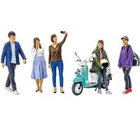 TAMIYA 24356-000 - Kit de Figurines Campus Friends II - Kit de modélisation - Kit de Construction en Plastique - Kit de Construction - Réplique détaillée - Non Peint - Multicolore