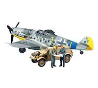 Tamiya 25204 1:48 DT. BF109 G-6 & Kübelwagen 82 - Model Kit,Kit plastique, kit de montage, réplique détaillée