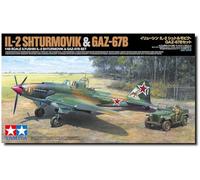 TAMIYA 25212 1:48 IL-2 Shturm. & Fhzg. GAZ-67B - Modélisme, kit de construction en plastique, loisirs, bricolage, collage, modélisme, assemblage