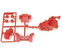 TAMIYA 300050541 - TA01/02 Carter de Transmission Avant, Rouge