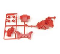 Tamiya 300050541 ? Ta01/02 Châssis Avant, Rouge-Tamiya