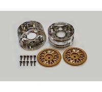 Tamiya 300050548 - Jantes Porsche 934 Chr Or 26mm (2) - Neuf