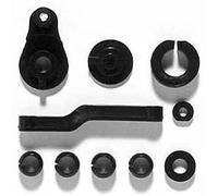Tamiya Pièces P TT-01/E/R 300051005 - Bras de servo et sauve-servo - Noir