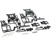 TAMIYA 300051217 - TT-01D/R/E Pièces B Bras de Suspension/Support de carrosserie, Noir