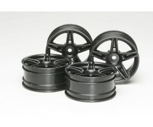 Tamiya 300051263 - 1:10 Twin 5-Sp. Jantes Noir (4) 26mm 4 - Neuf