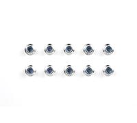 TAMIYA 300053024-4 mm en Aluminium Taille Stop Écrous Argent (10)