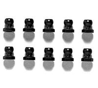 Tamiya 300053599 - Aluminium Boule Nut fluorure, 5 mm, Lot de 10