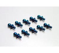 Tamiya 300053642 - Boules Aluminium 5MM (Bleu) - Neuf
