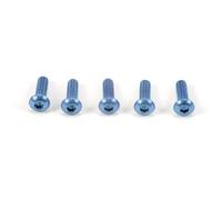 TAMIYA 300053767 - Culot vis, 3 x 10 mm, Bleu